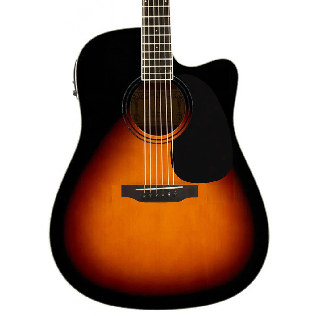 Beaver Creek BCTD101CEVSB Dreadnought Cutaway Acoustic Electric - Vintage Sunburst