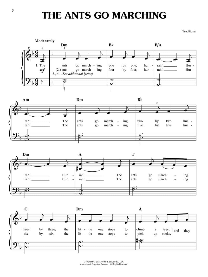First 50 Fun Children's Songs You Should Play on Piano