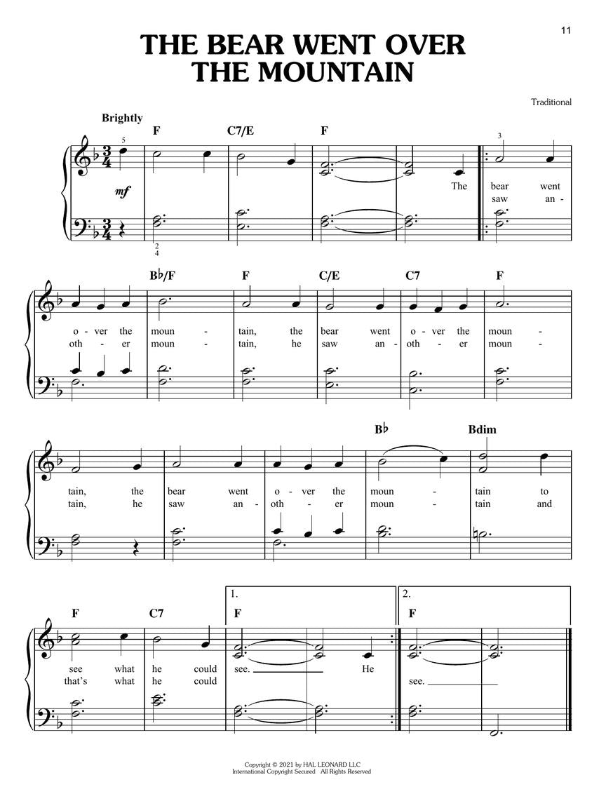 First 50 Fun Children's Songs You Should Play on Piano