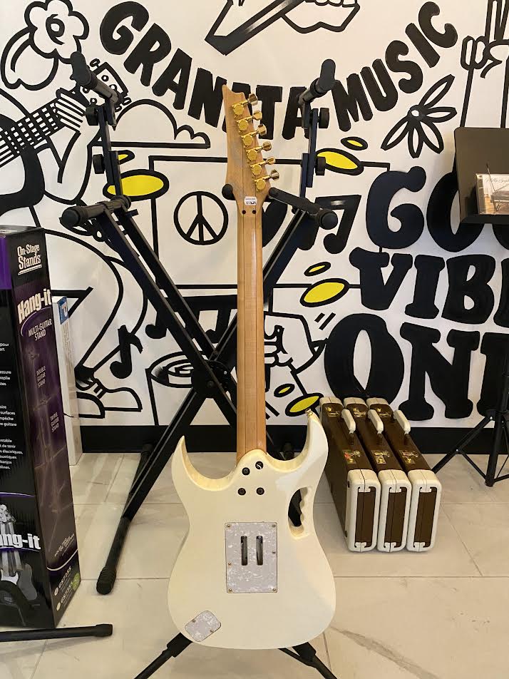 USED - Ibanez JEMJRWH White Steve Vai Jem Junior Signature 6