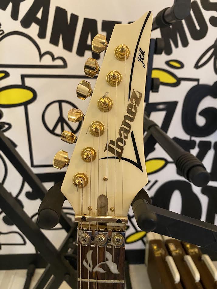 USED - Ibanez JEMJRWH White Steve Vai Jem Junior Signature 6