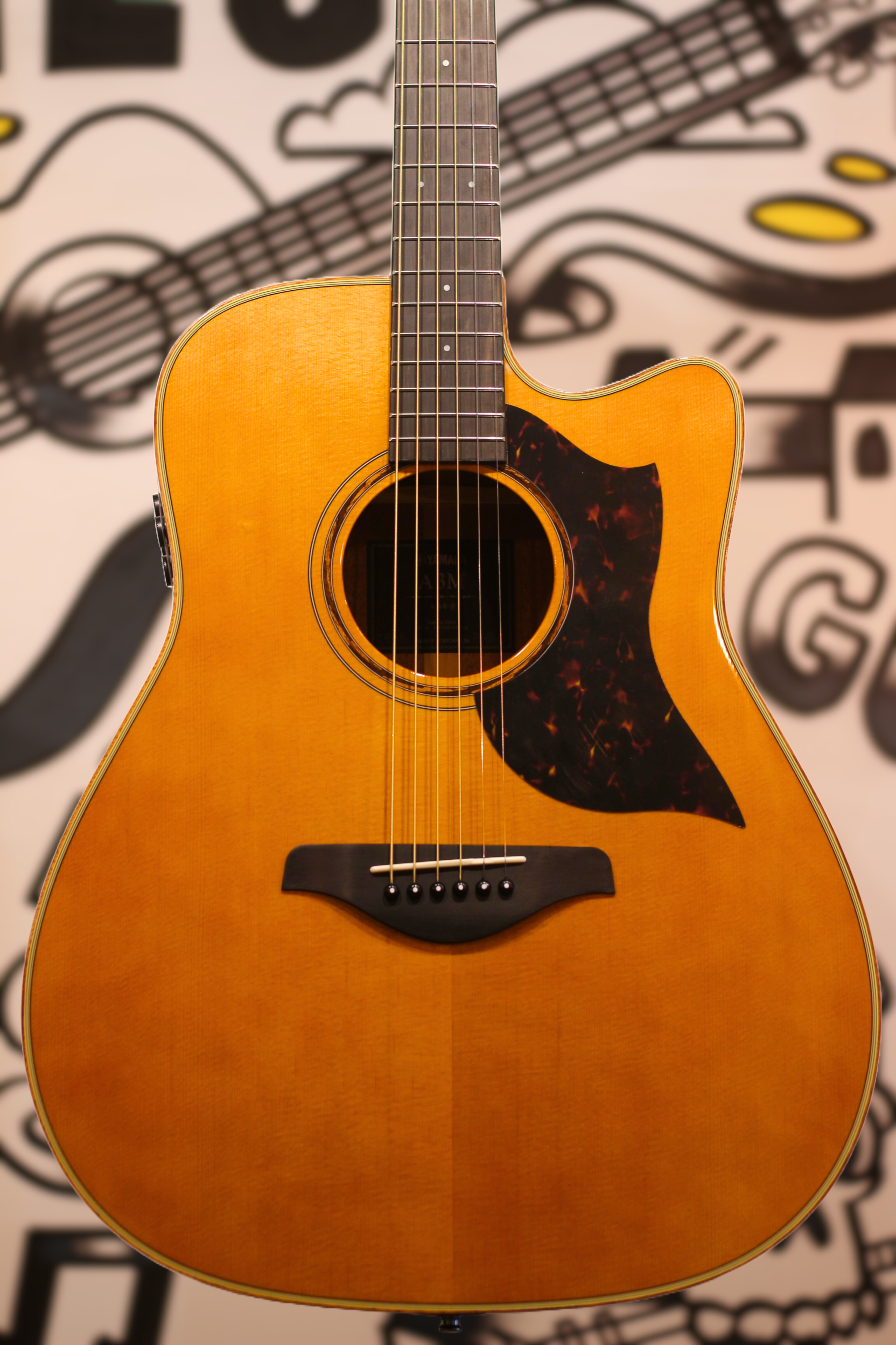 Yamaha A3M ARE VN Acoustic Guitar - Vintage Natural
