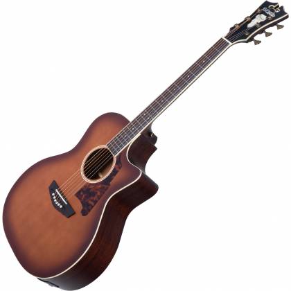 D'Angelico Premier Gramercy Acoustic Electric Guitar - Caramel Burst