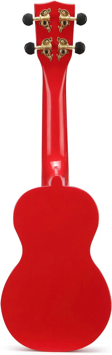 Mahalo MR1-RD Rainbow Series Soprano Ukulele (Red)