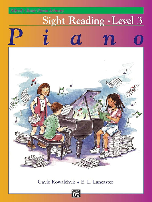 Alfred's Basic Piano Library - Sight Reading Level 3