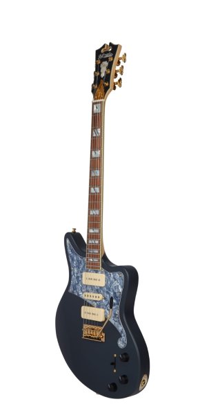 D'Angelico Deluxe Bob Weir Bedford Signature Electric Guitar - Matte Stone