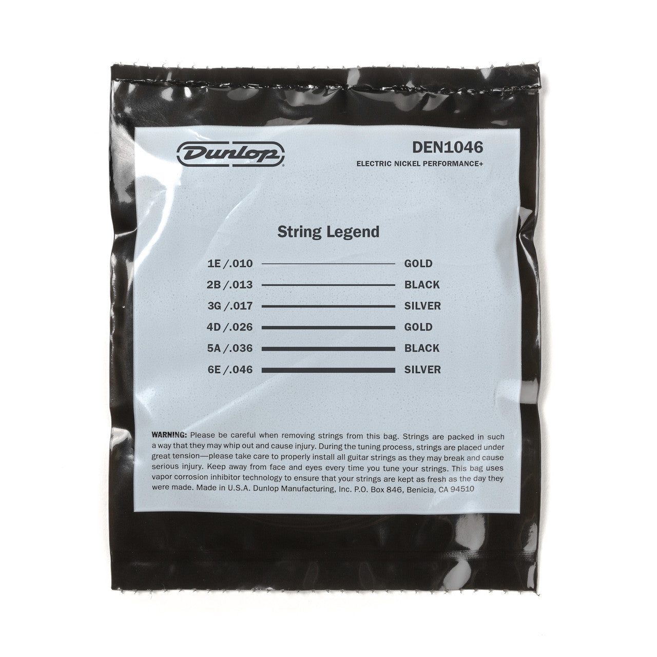 Dunlop Nickel Wound Electric Guitar Strings (10-46)