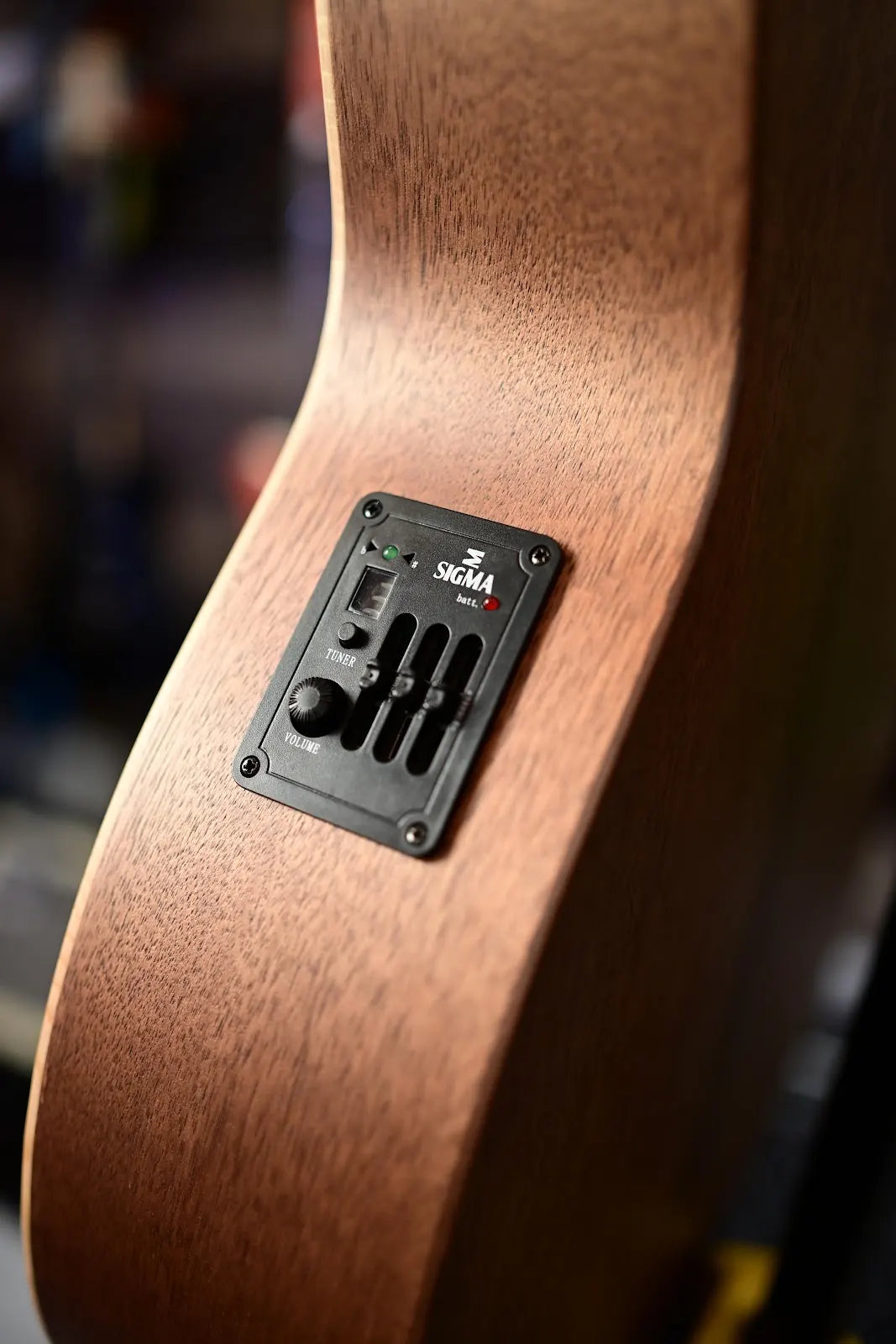 Sigma 000MEL SE Series Acoustic-Electric Left-Handed Guitar, Satin Finish