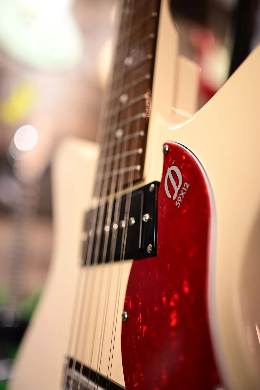 Danelectro 59X12 12-String Electric Guitar - Vintage Cream