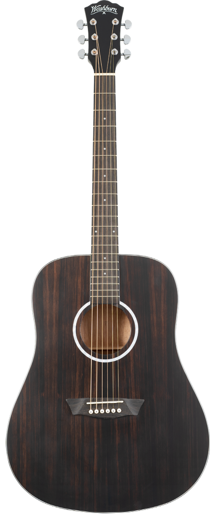 Washburn Deep Forest Ebony Dreadnought Acoustic Guitar