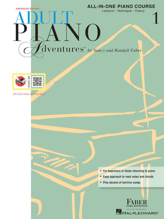 Adult Piano Adventures All-In-One Piano Course Level 1