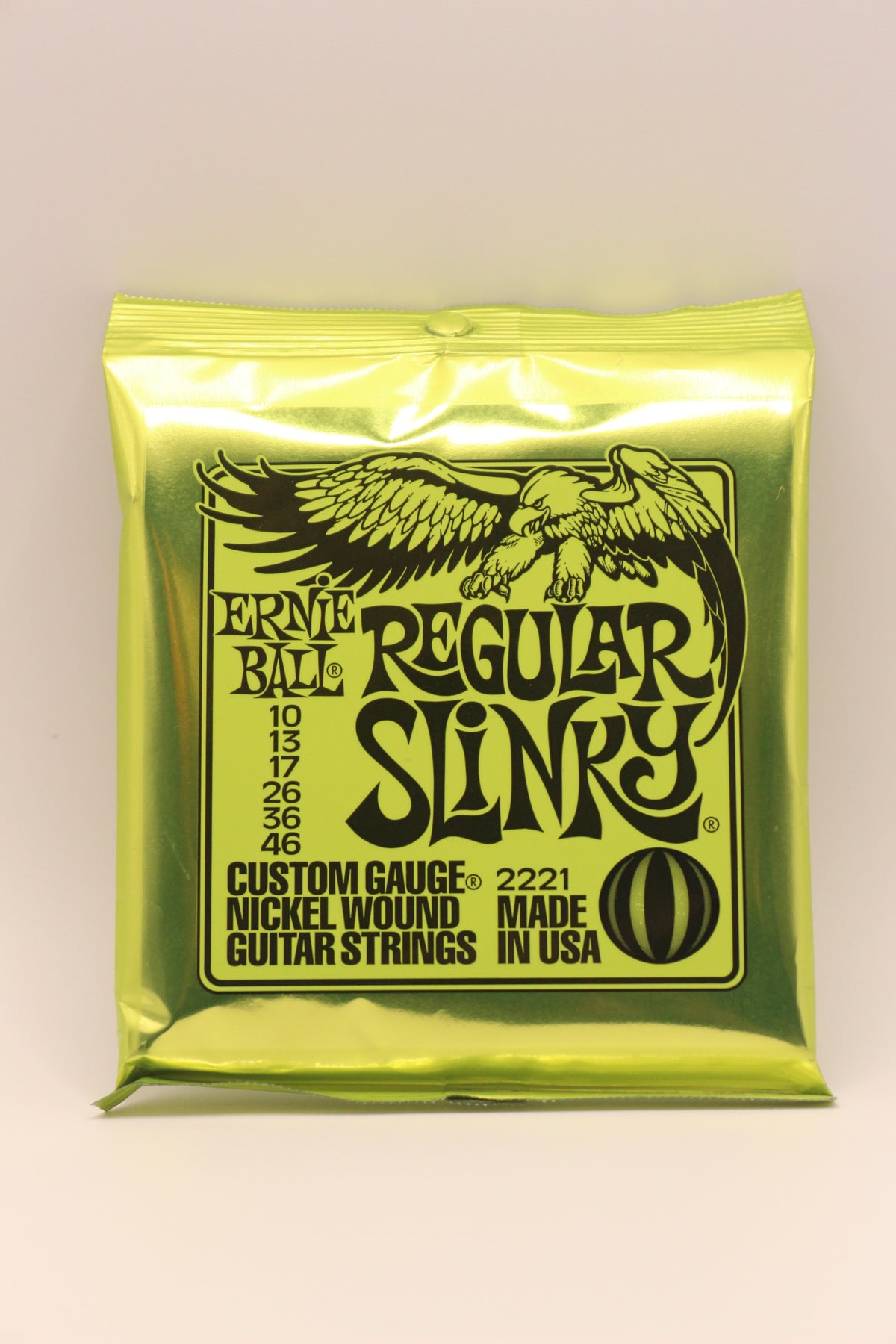 Ernie Ball Slinky Nickel Wound Electric Guitar Strings - Regular Gauges