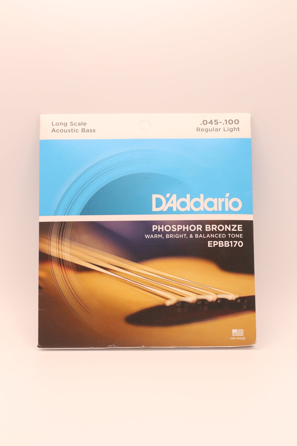 D’Addario Phosphor Bronze Acoustic Bass Strings (Light) 0.45 - .100