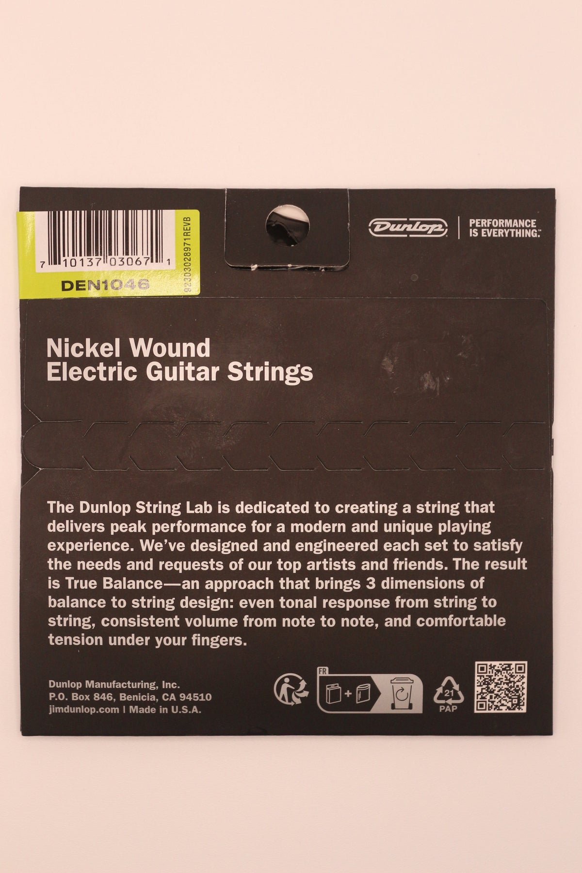 Dunlop Nickel Wound Electric Guitar Strings (10-46)