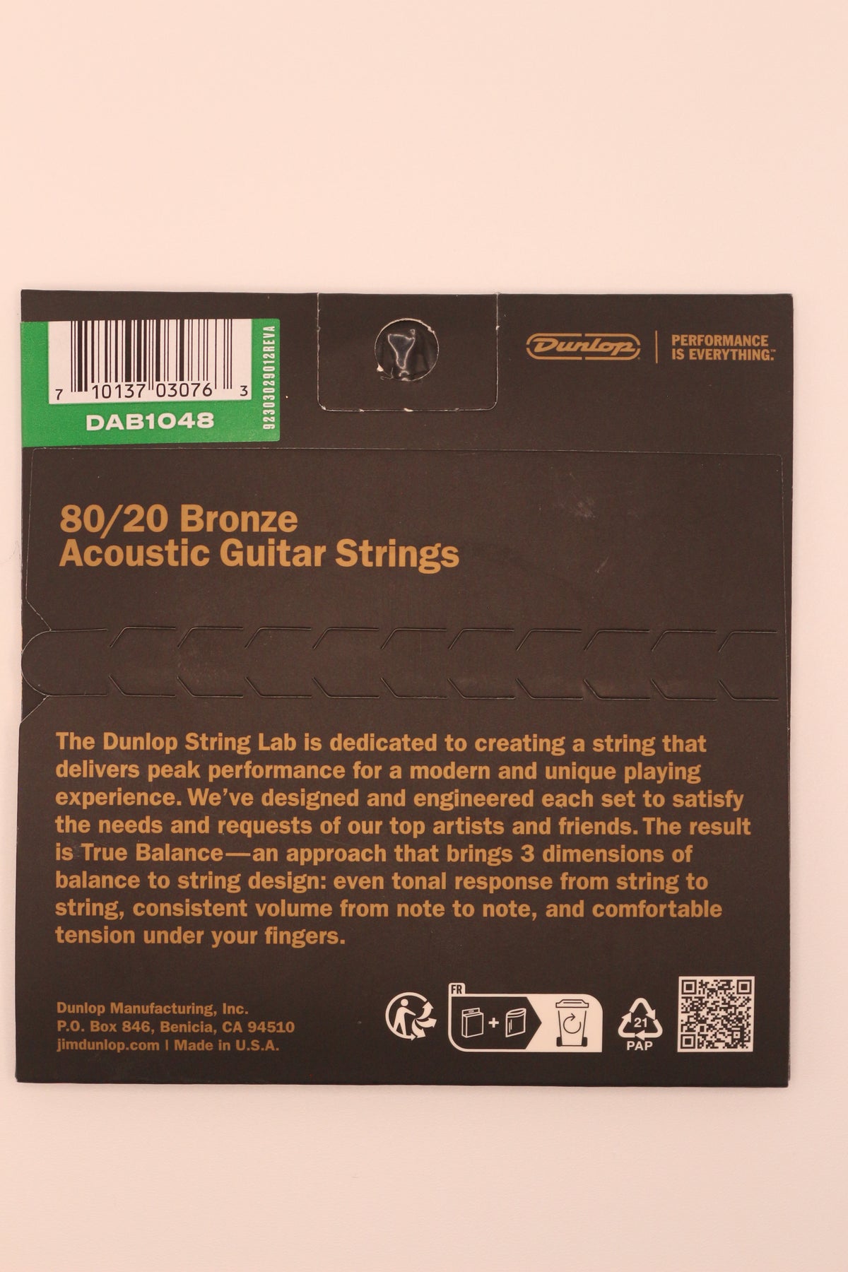 Dunlop 80/20 Bronze Acoustic Guitar | X-Light (10-48)