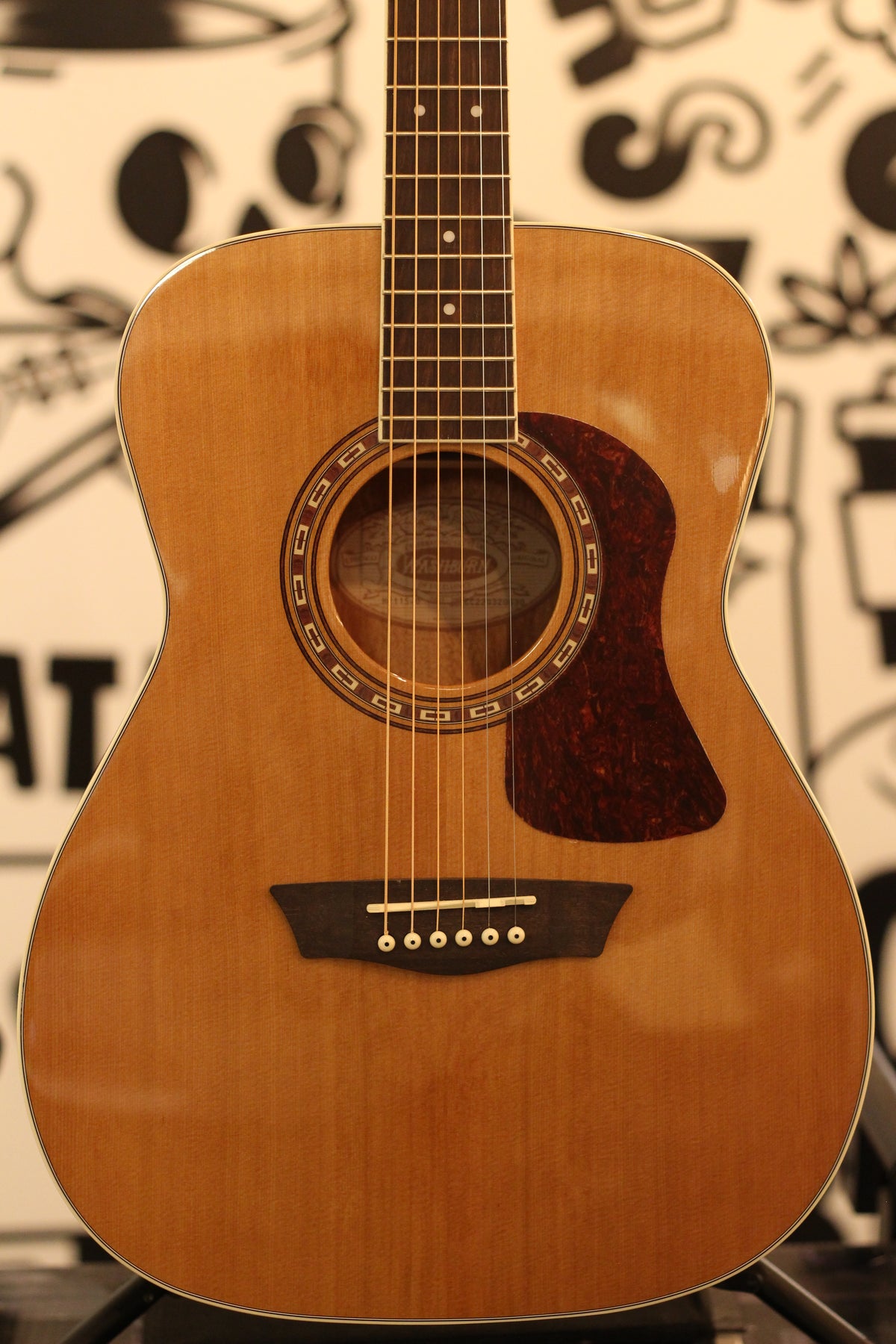 Washburn HF11S-O Folk Acoustic Guitar