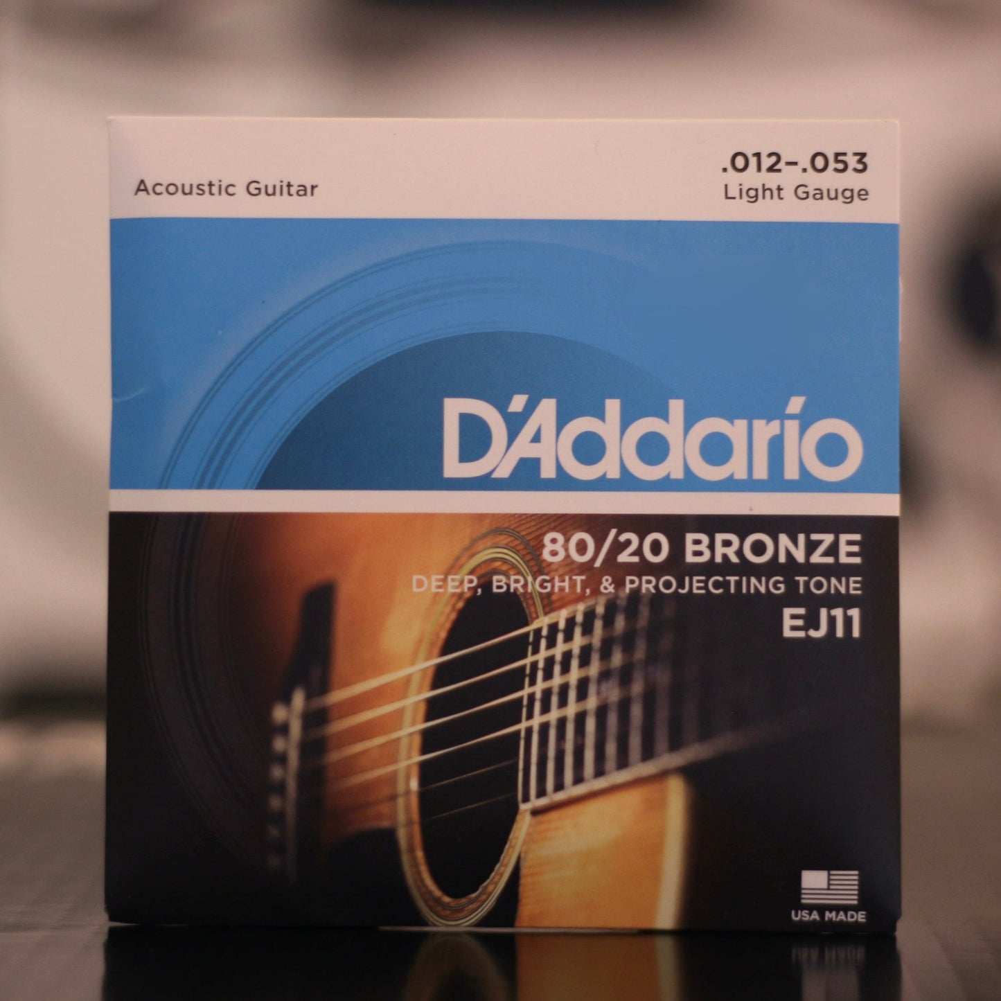 D'Addario 80/20 Bronze Acoustic Guitar Strings - Light