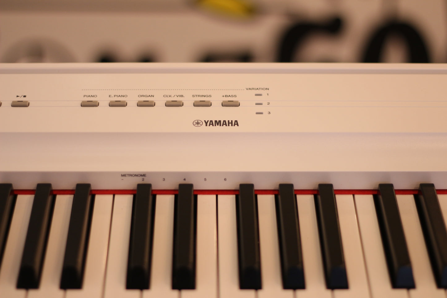 Yamaha P125A 88-Key Portable Digital Piano - White