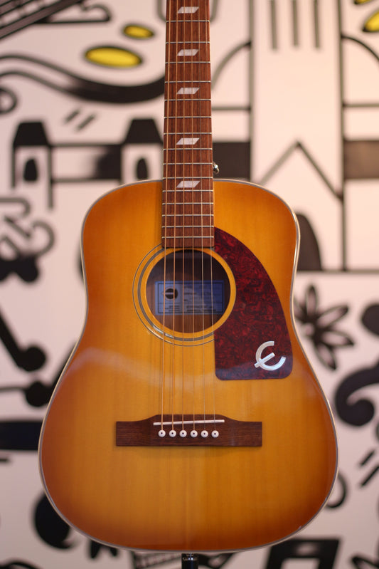 Epiphone Lil Tex FT19 Travel Acoustic - Faded Cherry