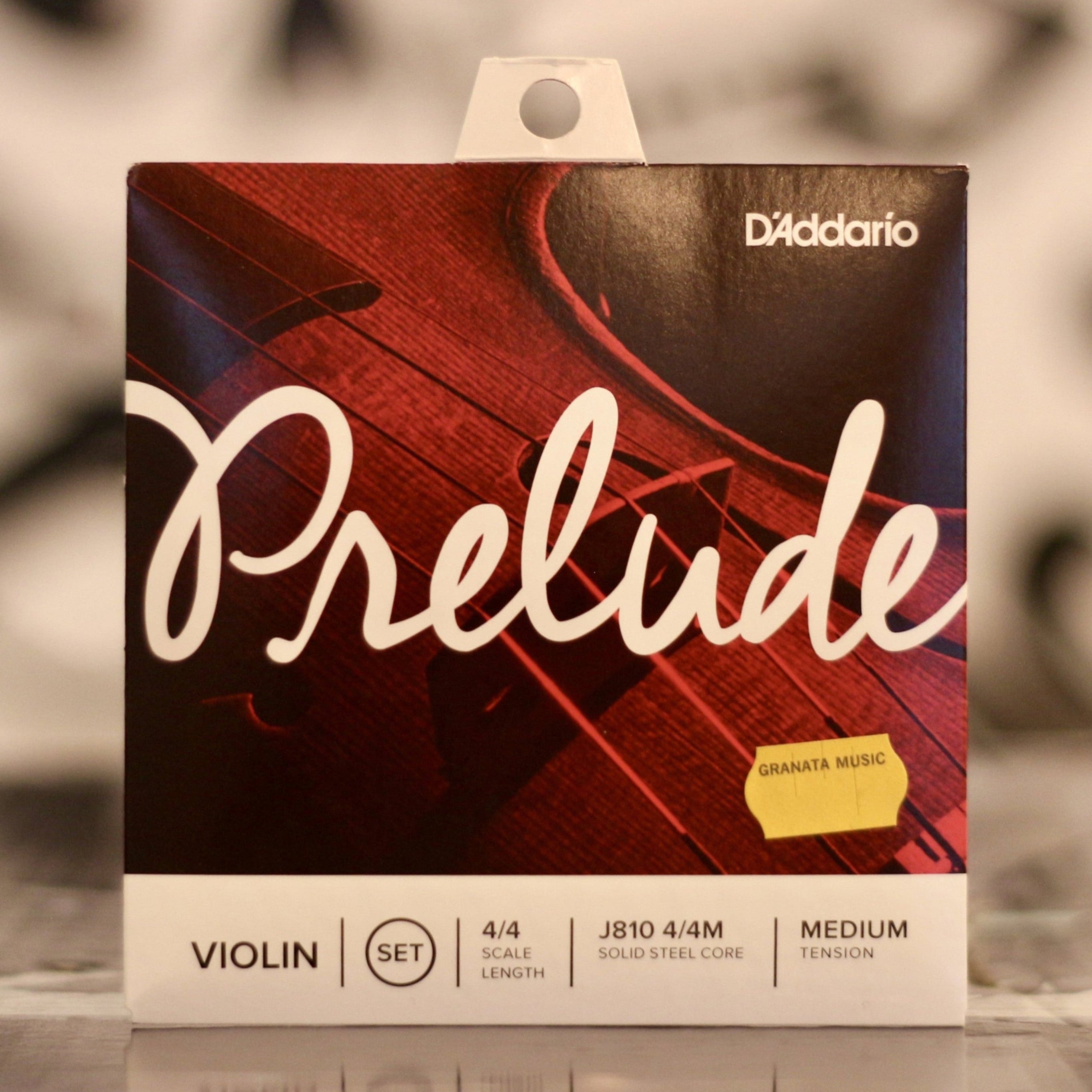 D'Addario J810 Prelude Violin String Set - 4/4, Medium