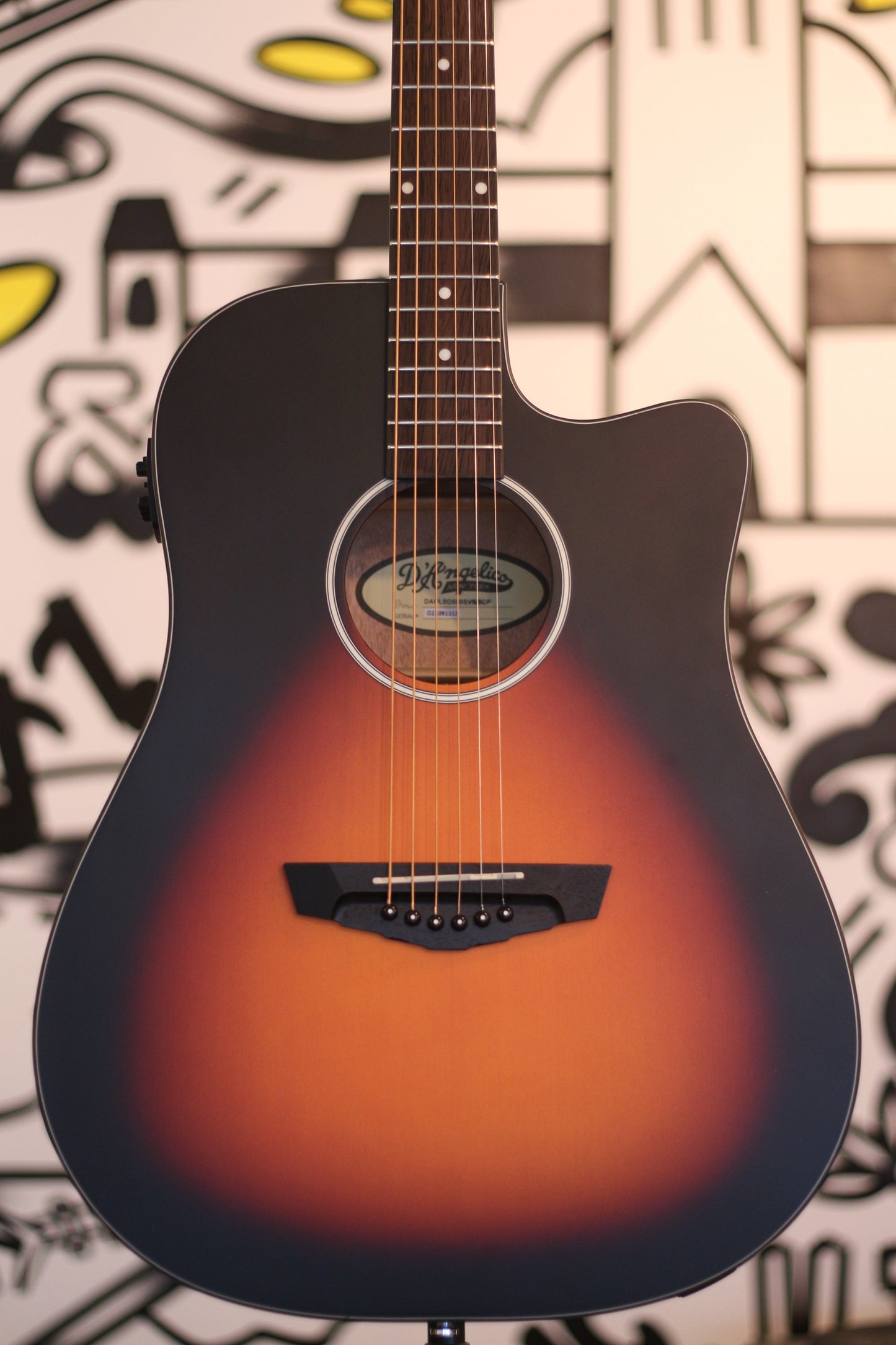 D'Angelico Premier Bowery LS Acoustic Electric Guitar