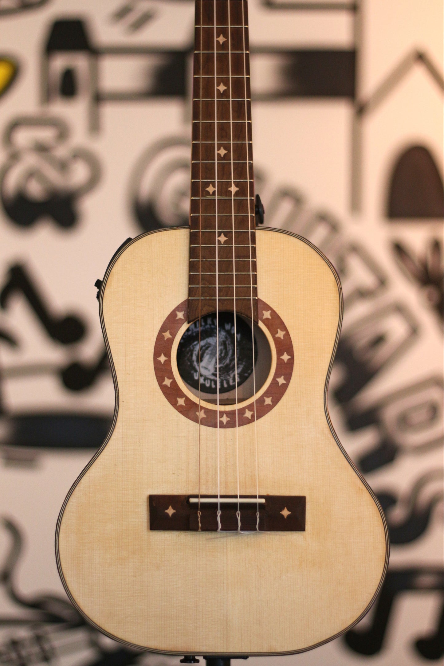 Tenor ukulele - Costume Made by Milky Way Ukuleles w/EQ