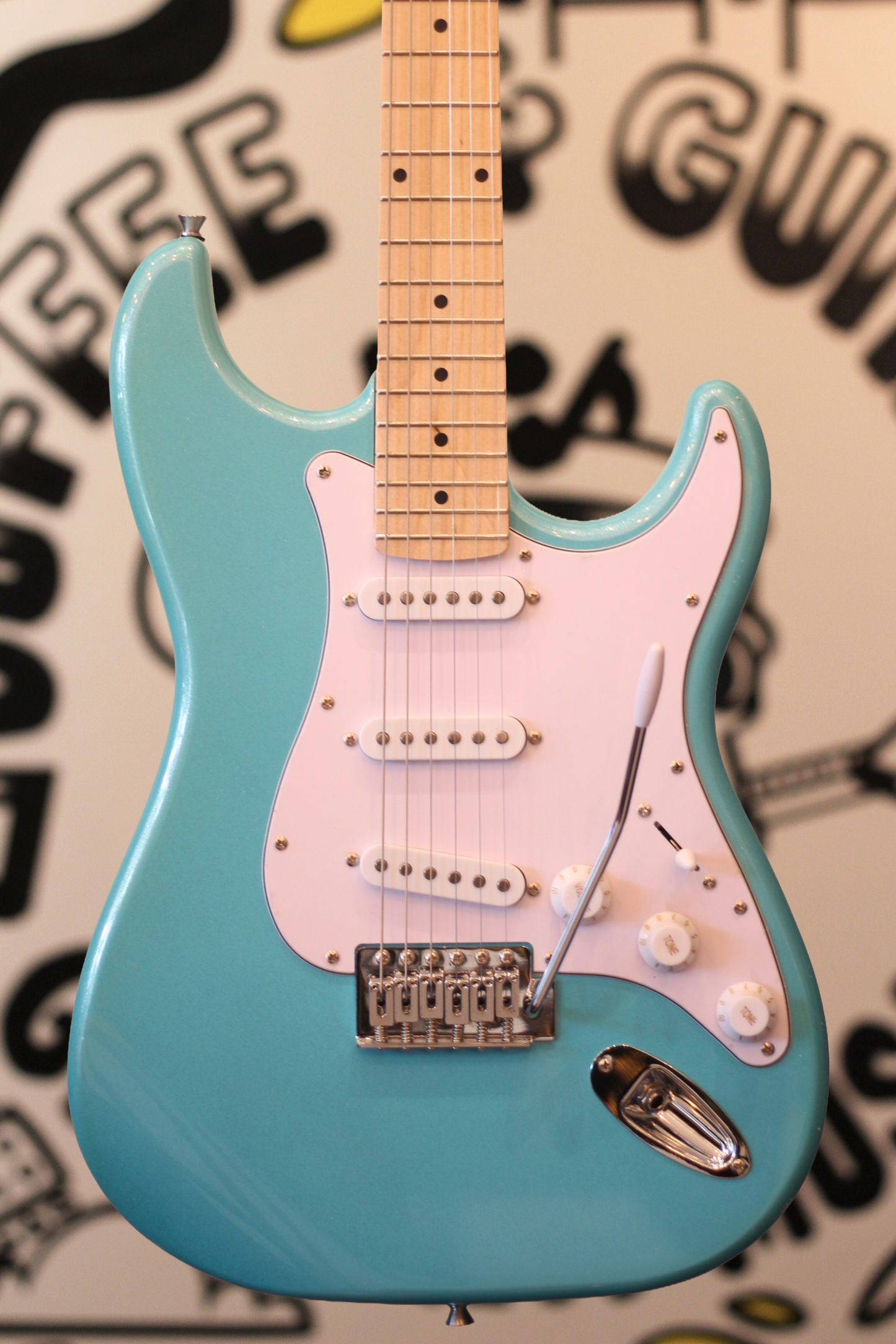 Jay Turser Electric Guitar - Light Blue Sparkle