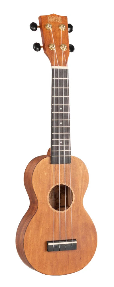 Mahalo MS1TBR Slimline Soprano Ukulele - Transparent Brown