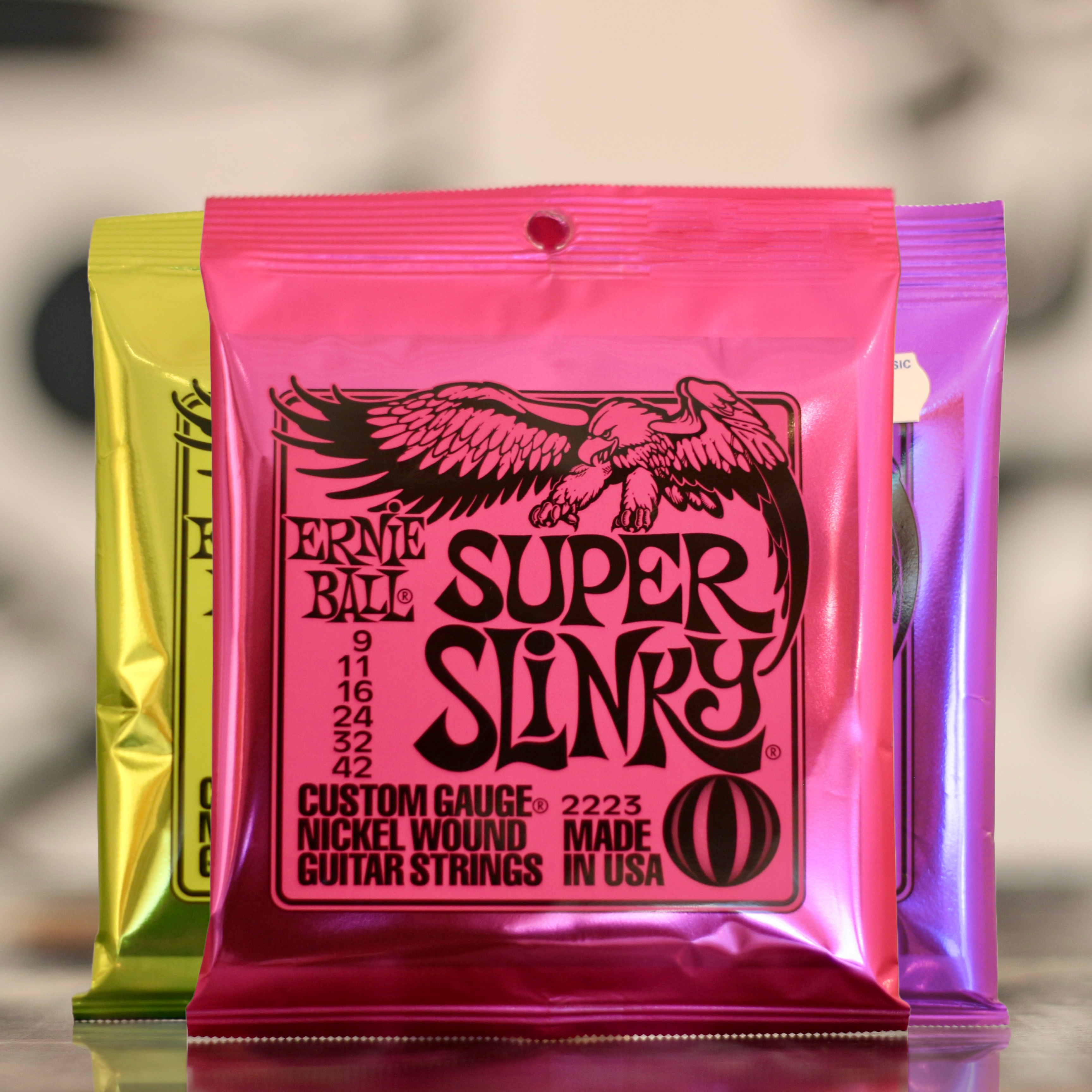 Ernie Ball Slinky Nickel Wound Electric Guitar Strings - Light Gauges