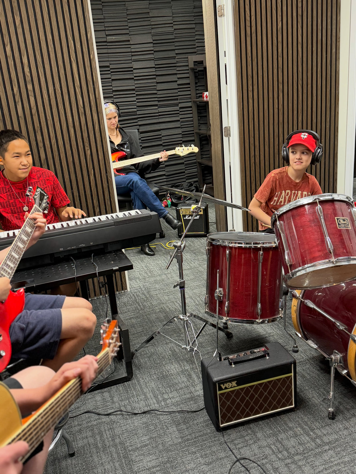 Students at Granata Music camp