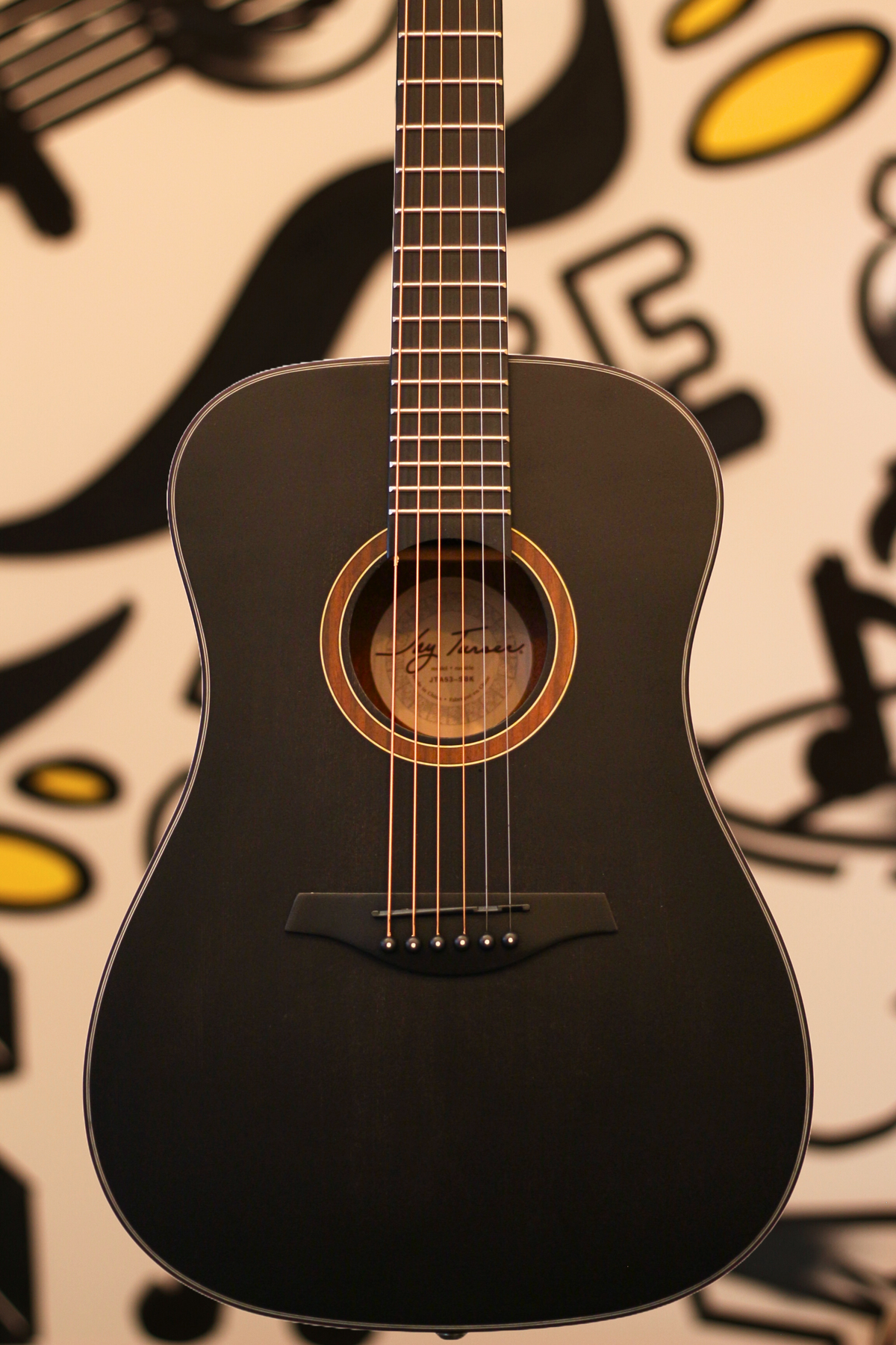 Jay Turser 3/4 Size Acoustic Guitar - Satin Black