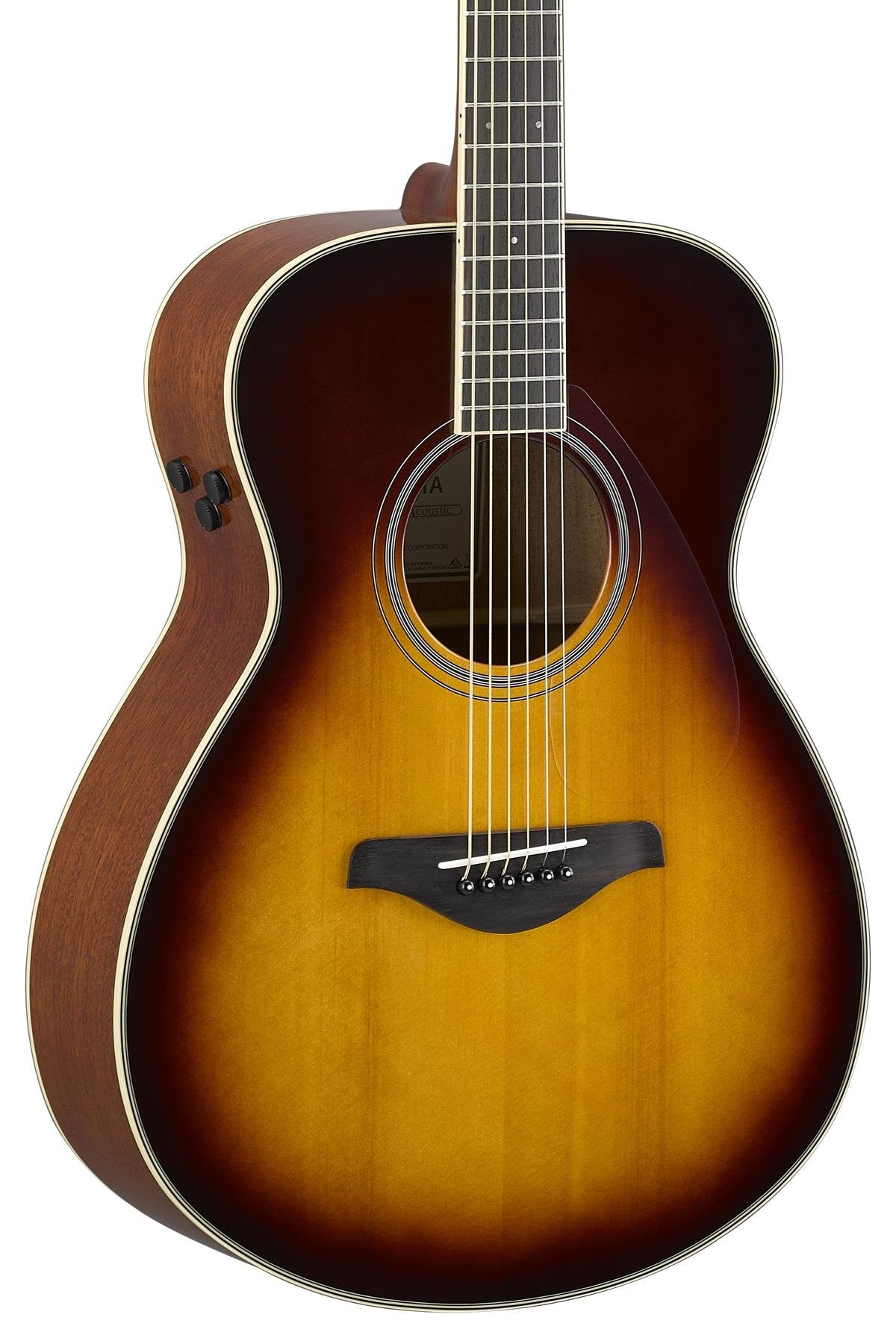 Yamaha FS Trans Acoustic Guitar w/Solid Spruce Top
