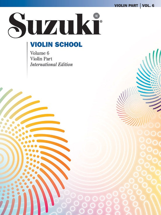 Suzuki Violin School, Volume 6 - Violin Part