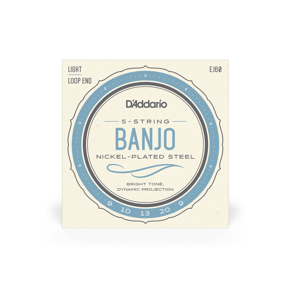 D'Addario Nickel-Plated 5-String Banjo Strings