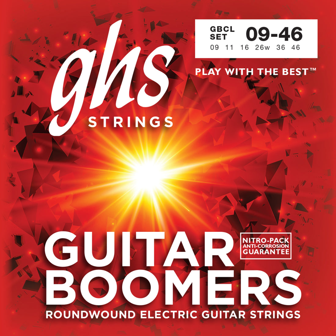 Cordes pour guitare électrique GHS Boomers