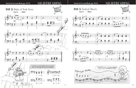 Piano Adventures Sightreading Book Level 2B