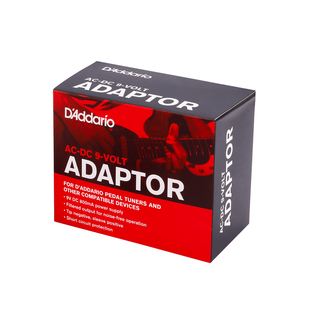 Adaptateur secteur 9 volts D'Addario AC-DC en ligne