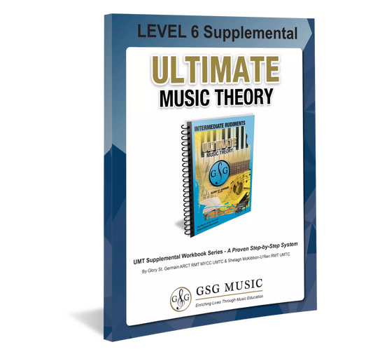 Ultimate Music Theory Supplemental Workbook Level 6