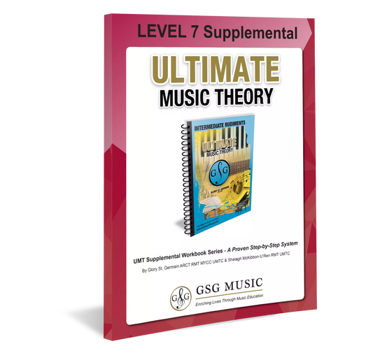 Ultimate Music Theory Supplemental Workbook Level 7