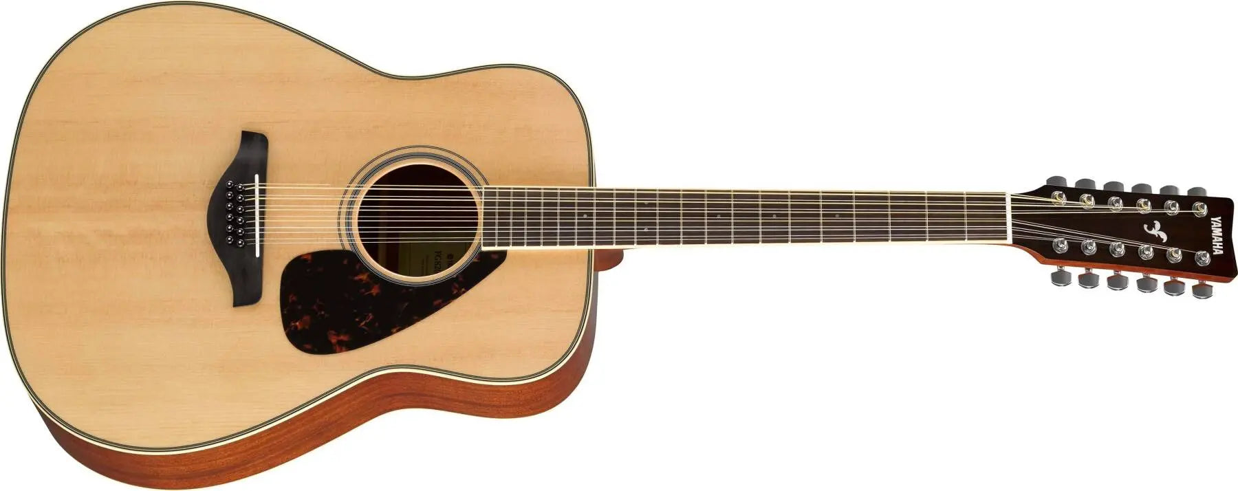 Yamaha 12-String Spruce/Mahogany Acoustic Guitar - Natural