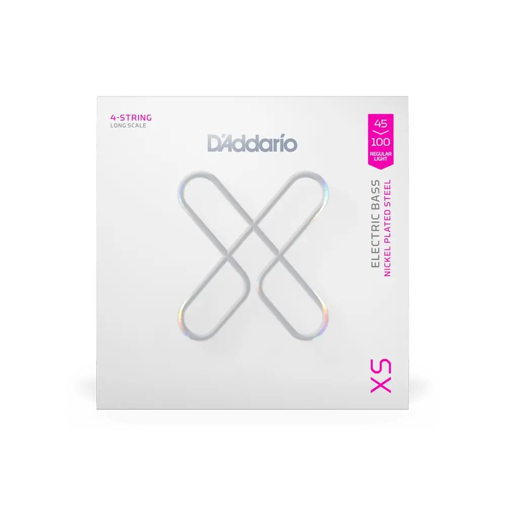 D'Addario XS Regular Light 4-String Long Scale Coated Bass Strings