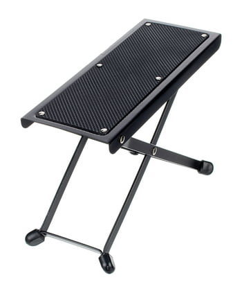 Repose-pieds pour guitare à structure métallique Quiklok FS01 | Noir