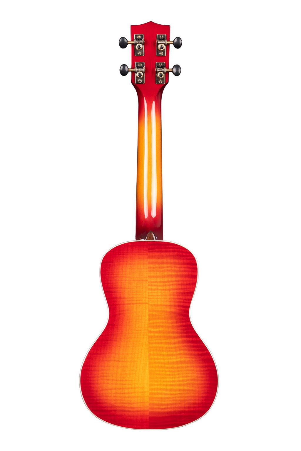 Gloss Flame Maple Cherry Burst Concert Ukulele