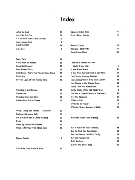 Sing Out! - All Time and Old Time Favourites