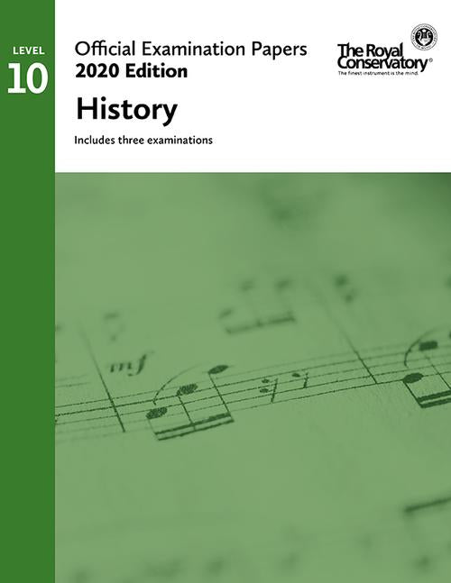 RCM official examination papers: History level 10, 2020 Edition Book