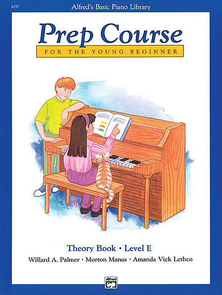 Alfred's Basic Piano Prep Course Theory, Book E For the Young Beginner - Canada