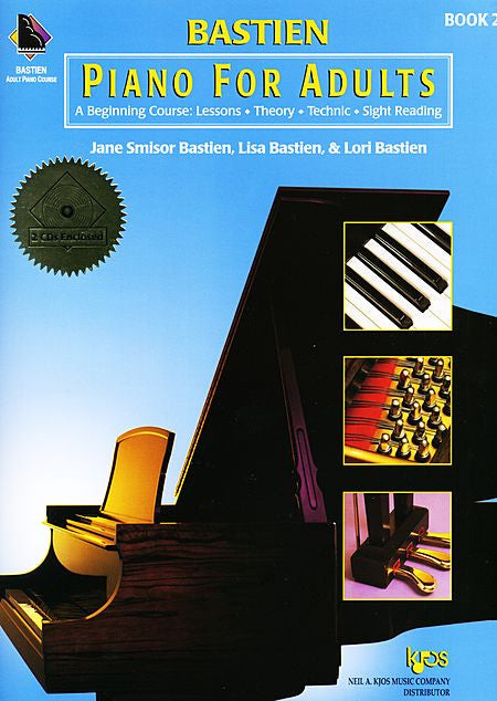 Bastien Piano For Adults - Book 2 (Book & CD) - Canada