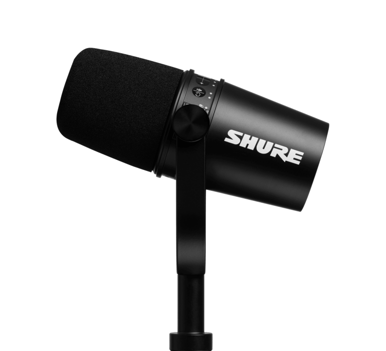 SHURE MV7 Podcast Microphone - Black