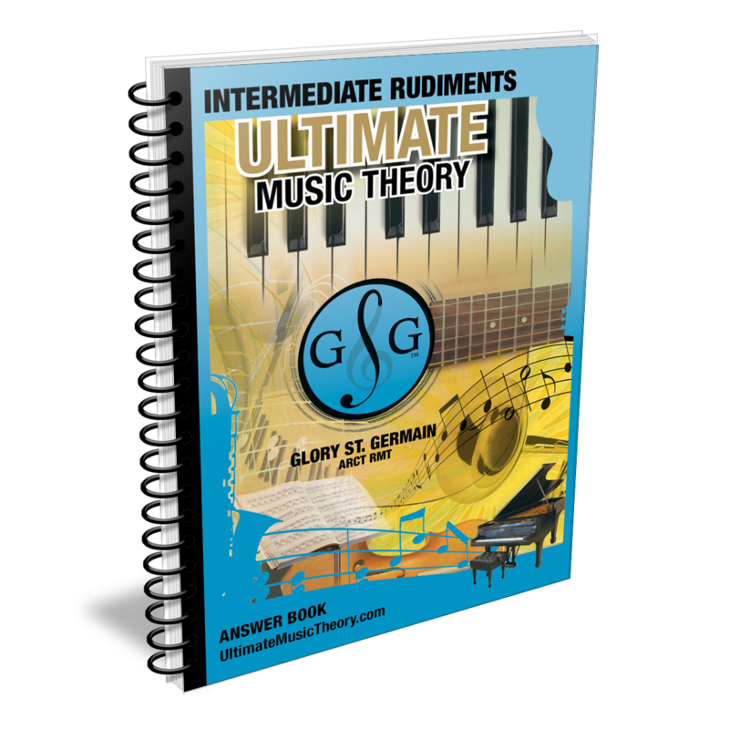 Ultimate Music Theory - Intermediate Rudiments, Answer Book