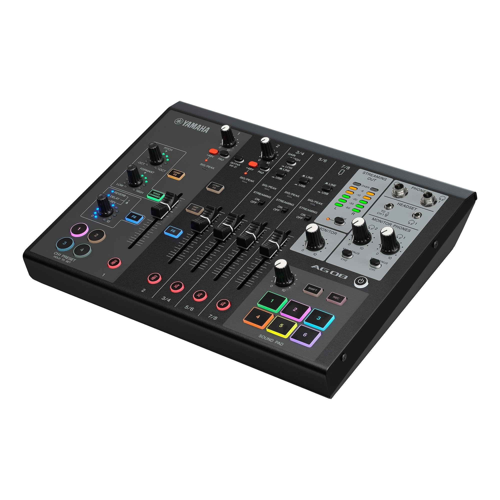 AG08 Live Streaming Mixer